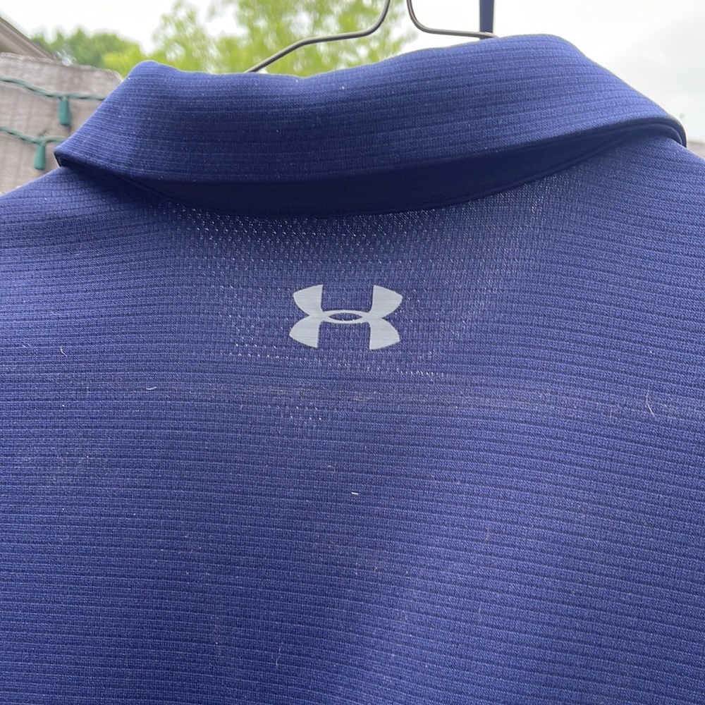 Under Armour Blue Medium Polo - Picture 3 of 4